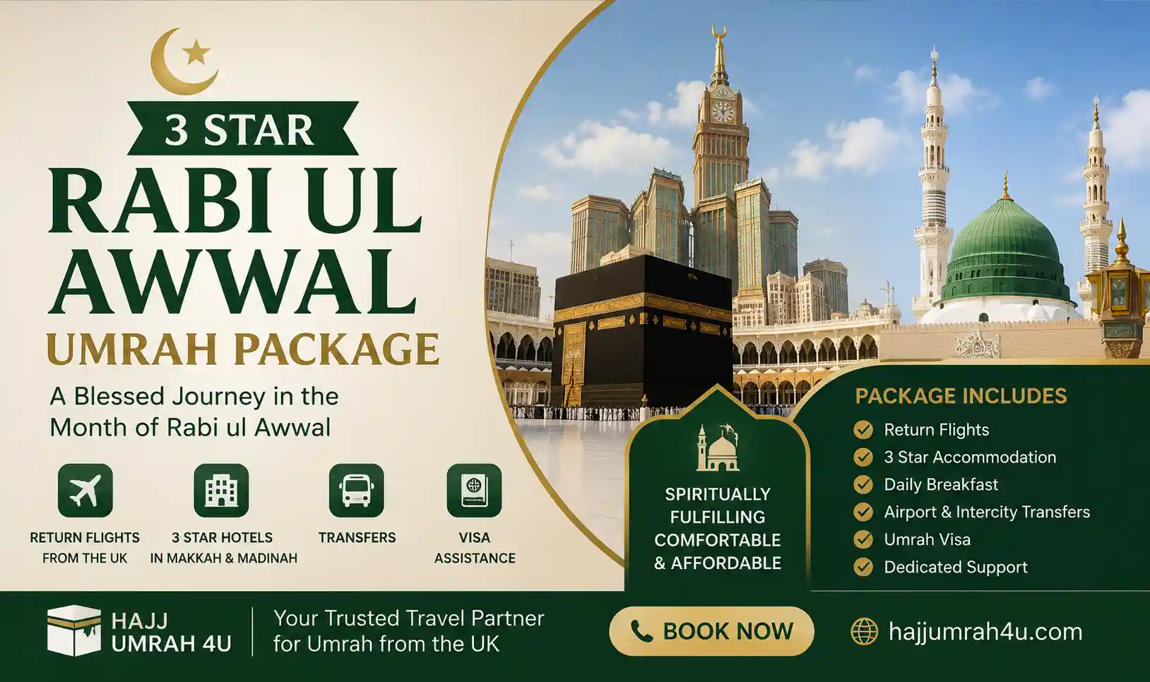 3 Star Rabi ul Awwal Umrah Package 1